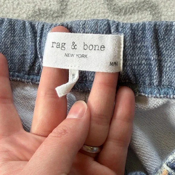 rag & bone Distressed Denim Jogger Pants in Faded Blue - Picture 3 of 4